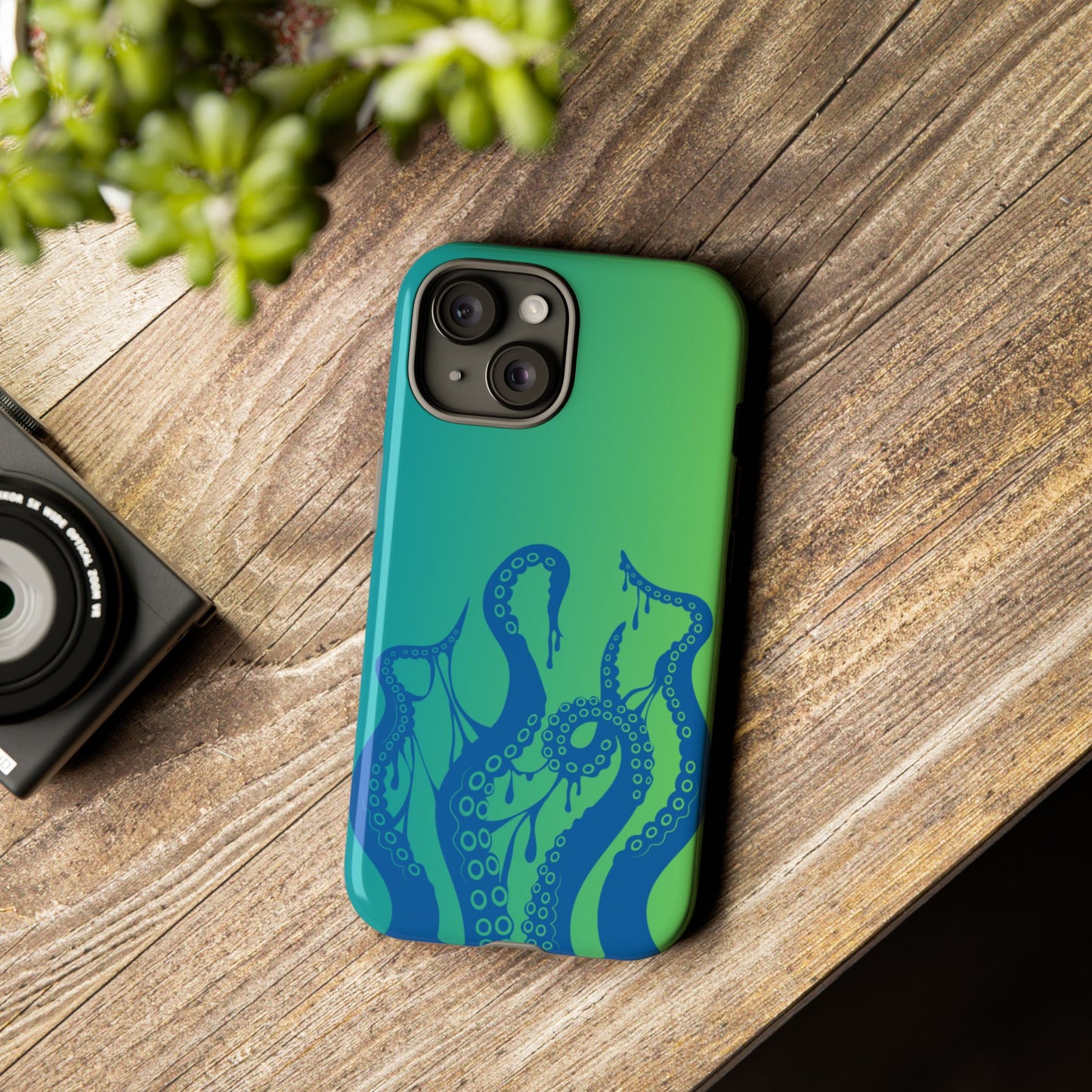 Blue Tentacle Phone Case