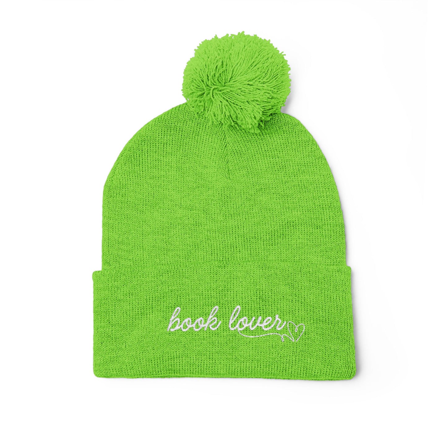 Book Lover Pom Pom Beanie