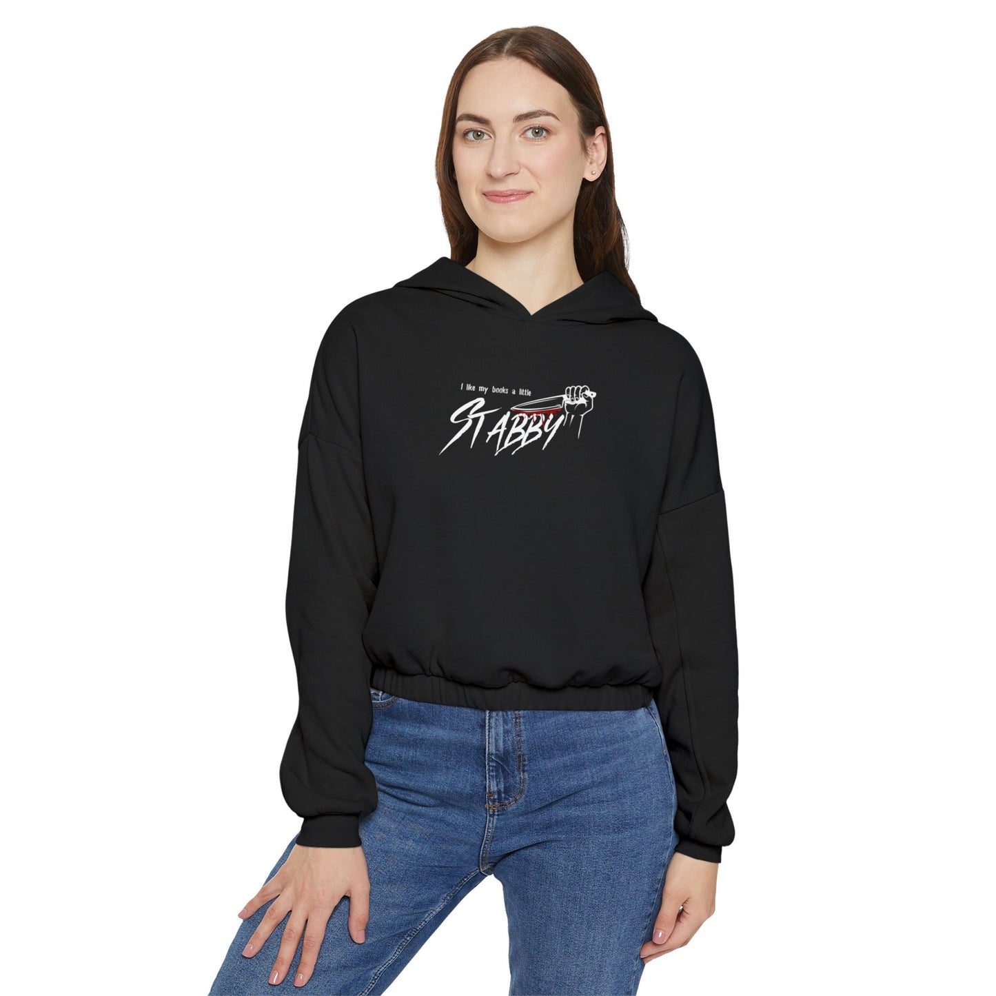 Stabby Cropped Hoodie