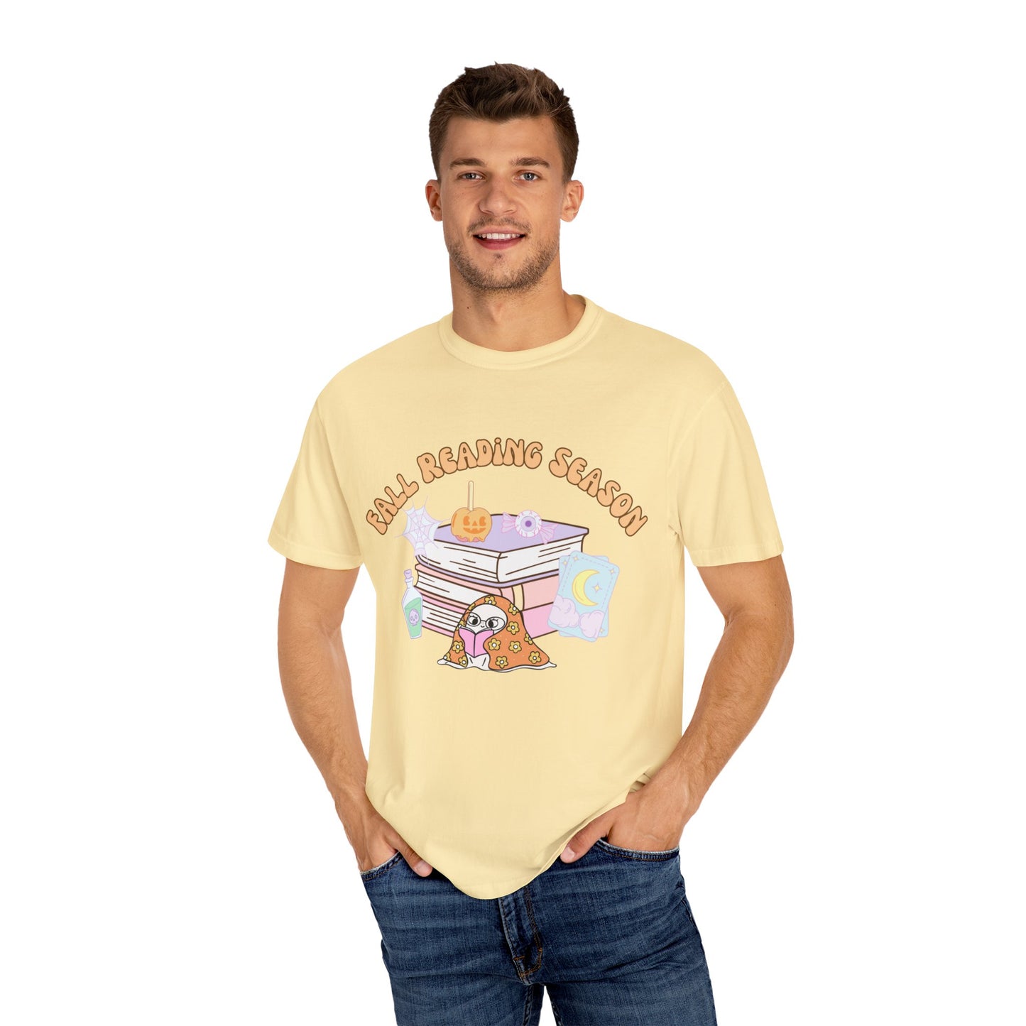 Fall Reading Season Pastel Tee