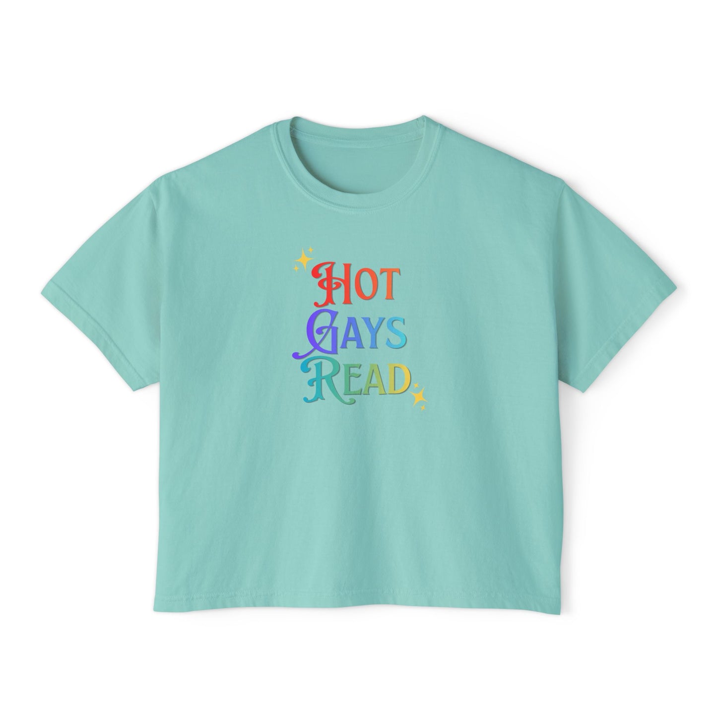Hot Gays Read Cropped Tee