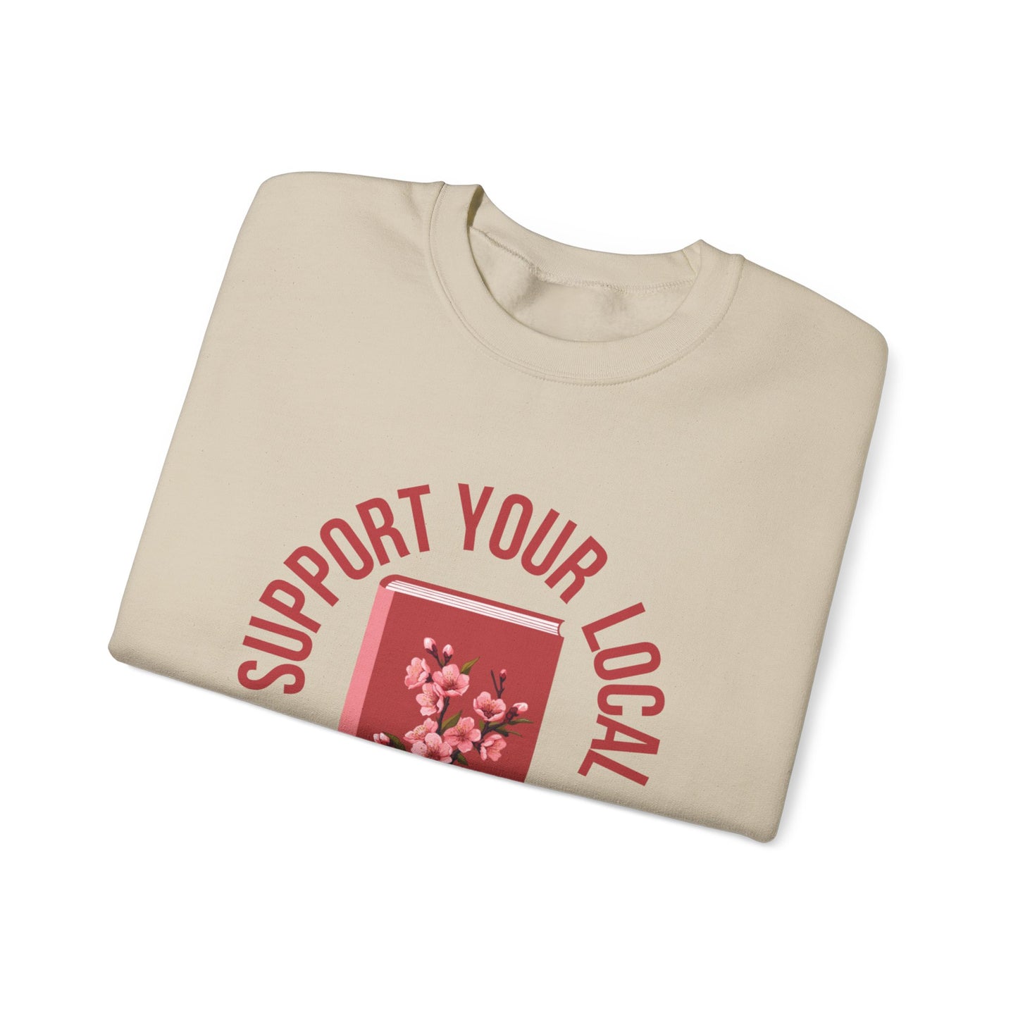 Support Your Local Reader DE Crewneck