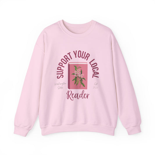 Support Your Local Reader WA Crewneck