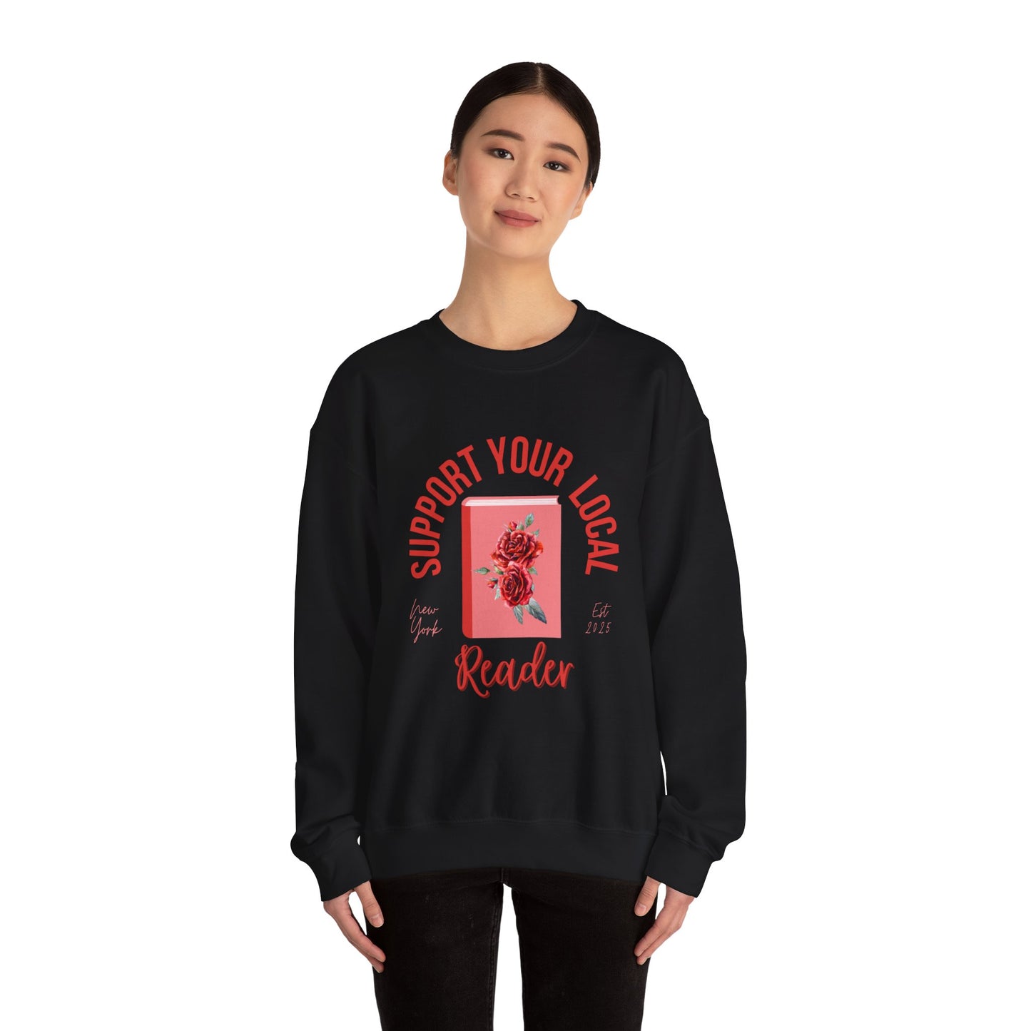Support Your Local Reader NY Crewneck