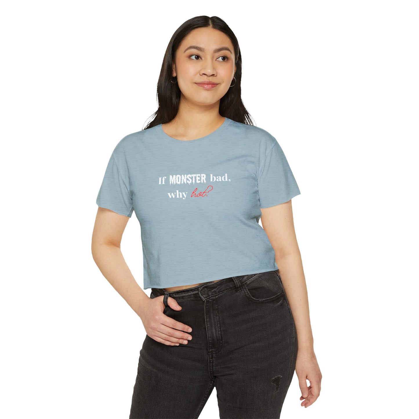 Why Hot? Monster Crop Tee