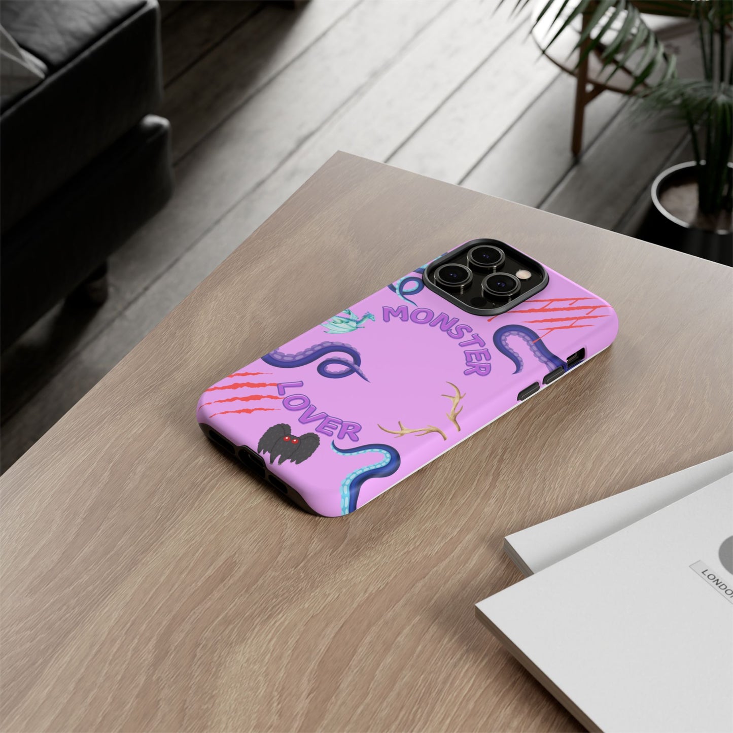 Monster Lover Purple Phone Case
