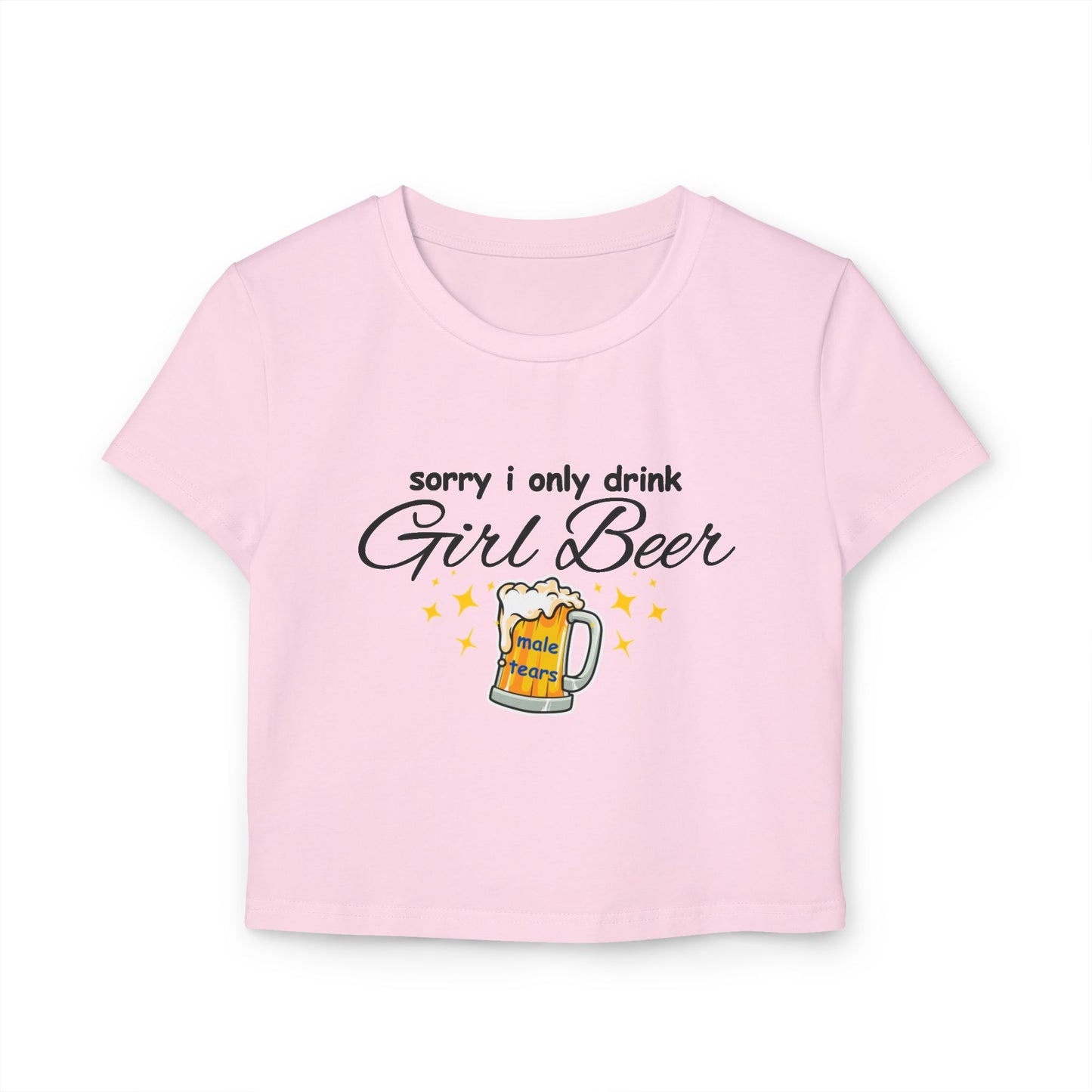 Girl Beer Male Tears Baby Tee