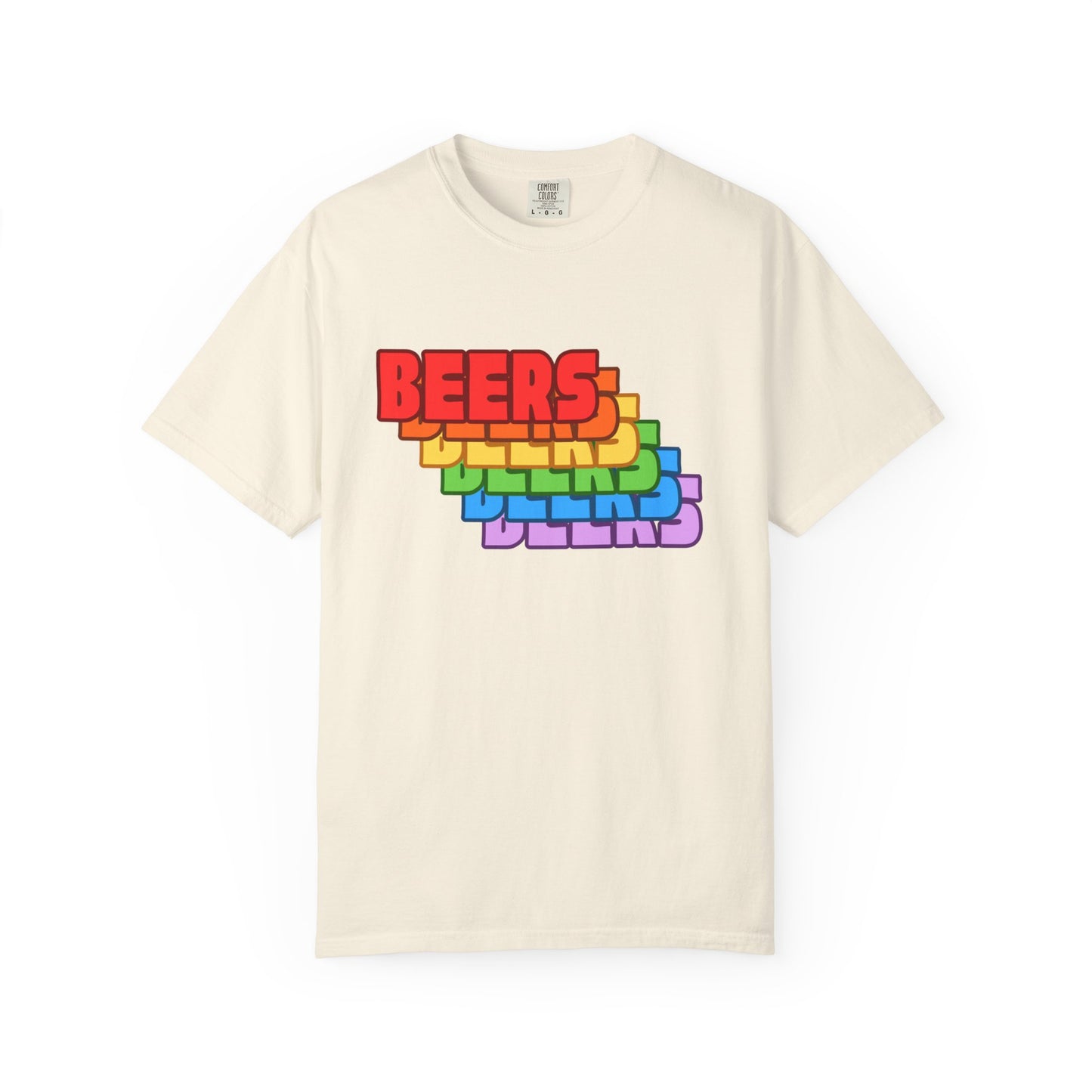 BEERS Rainbow Retro Tee