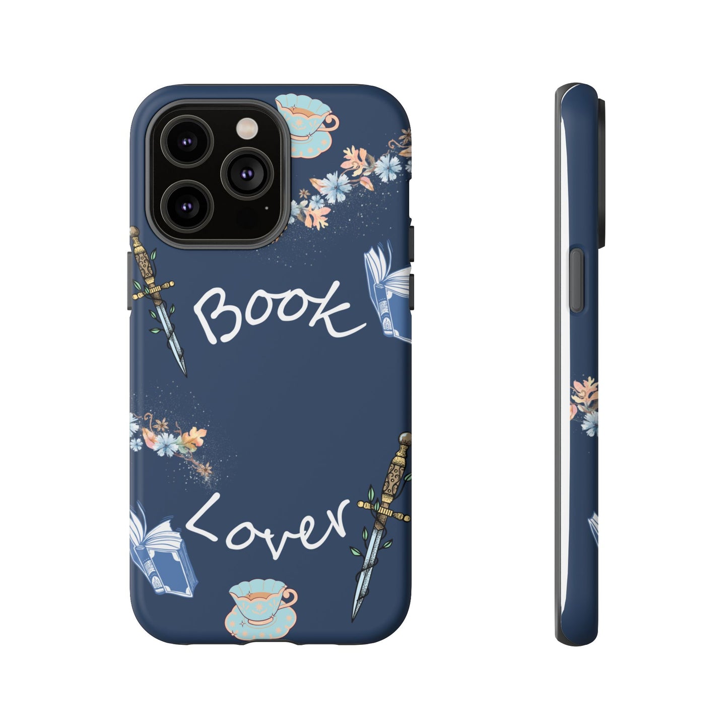 Book Lover Navy Phone Case