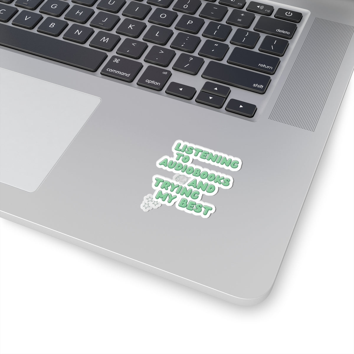 Trying My Best Audiobooks Sticker