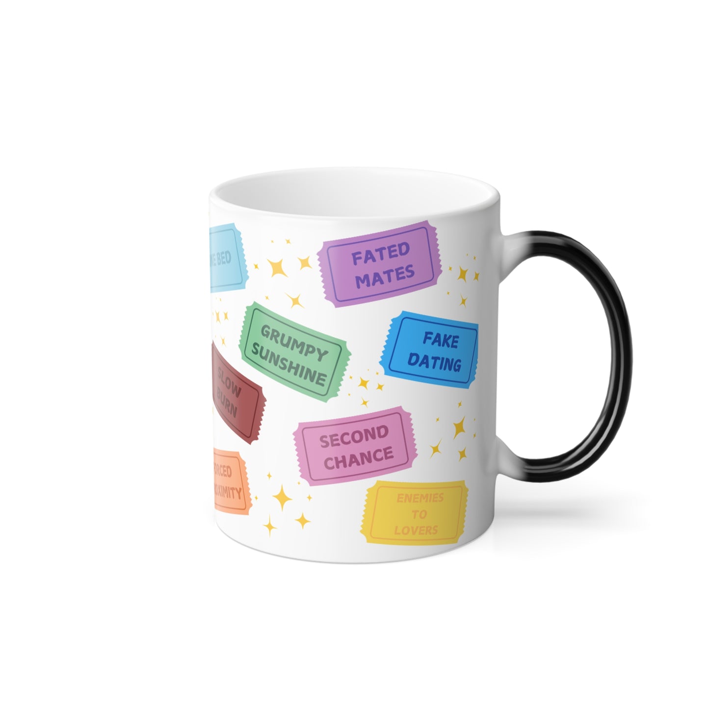 Trope Tickets Morphing Mug