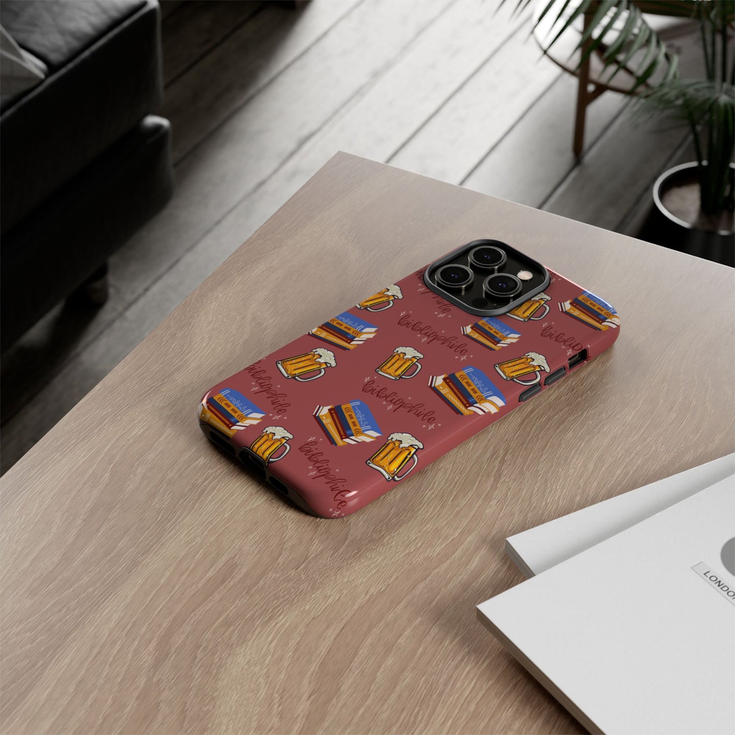 Bibliophile Beer Phone Case