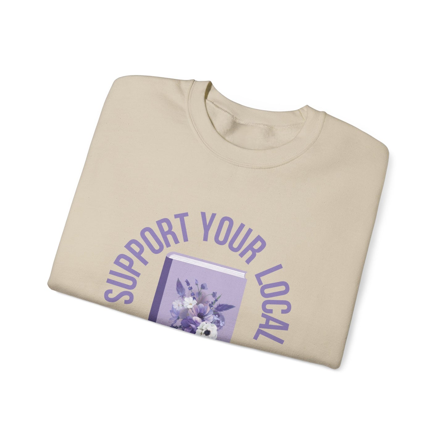 Support Your Local Reader RI Crewneck