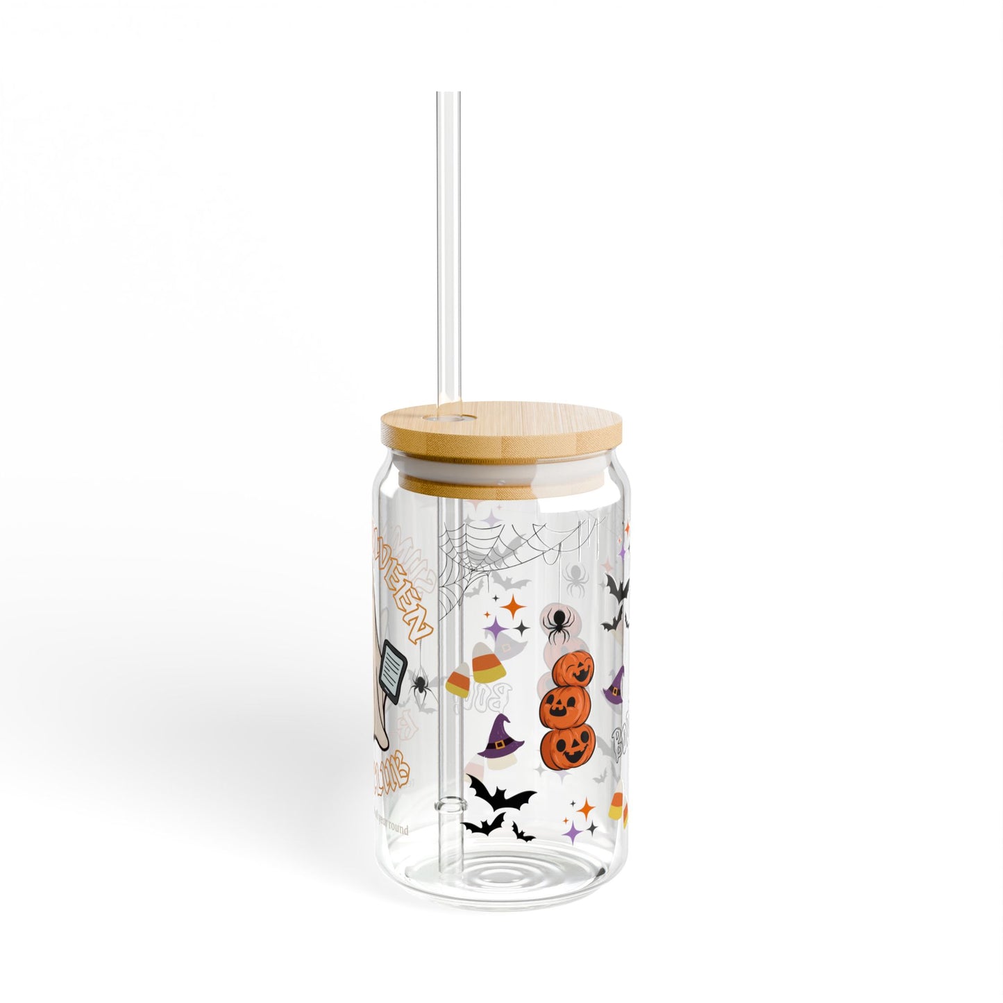Summerween Bookclub Sipper Glass 16oz