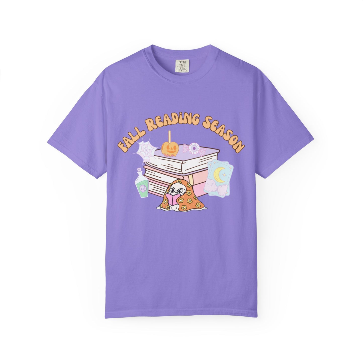 Fall Reading Season Pastel Tee