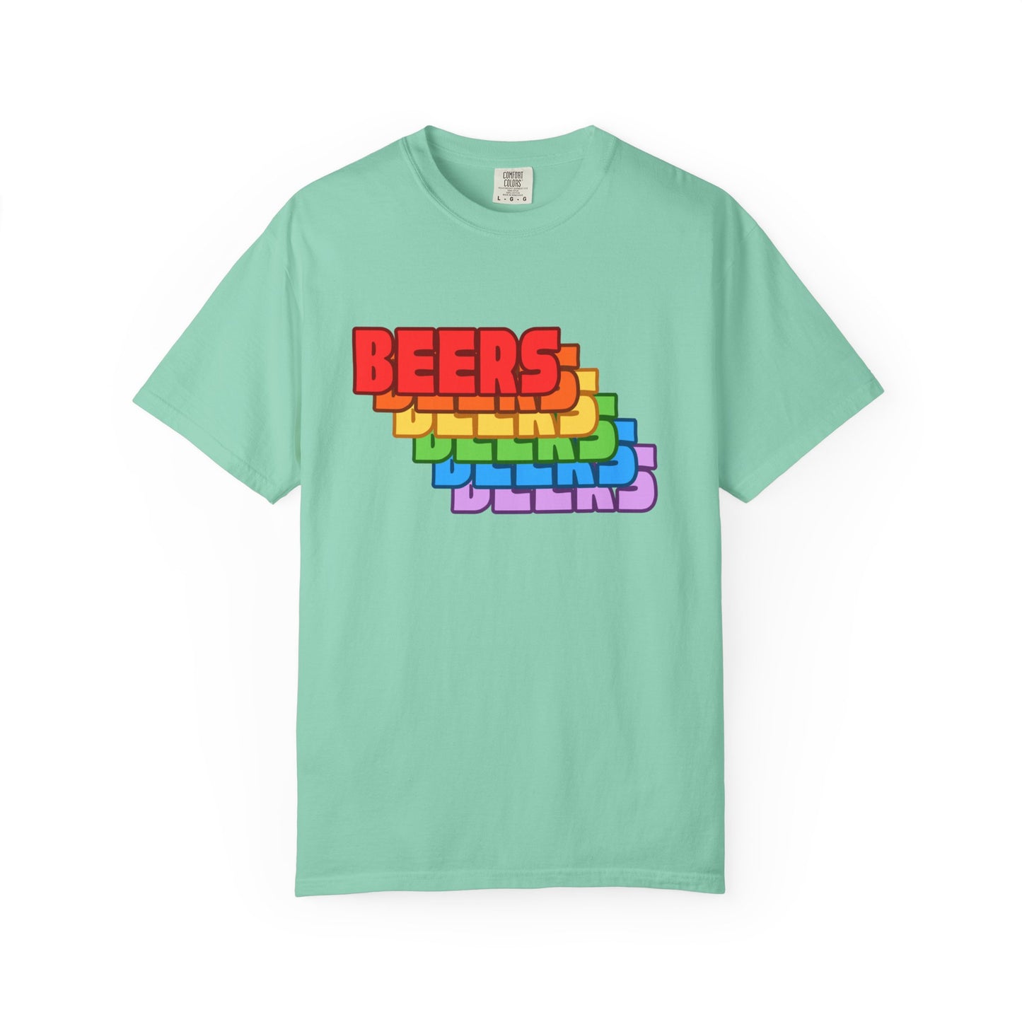 BEERS Rainbow Retro Tee